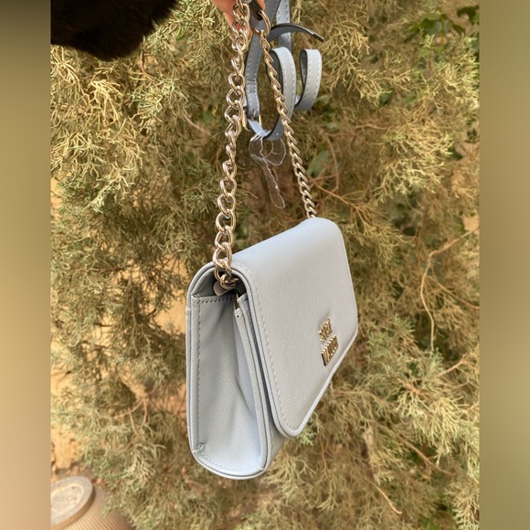 NWT Steve Madden mini crossbody denim BLYNN purse blue - Picture 3 of 8